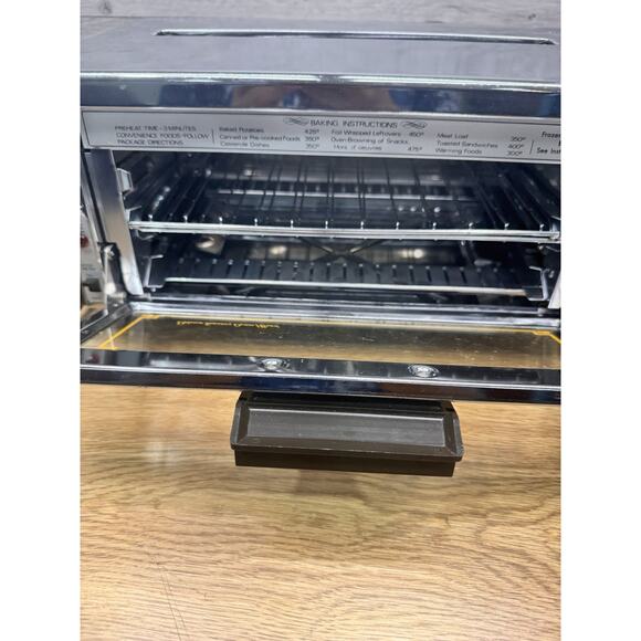 Vintage 1970s Proctor-Silex Chrome Toaster Oven 0504NA Compact USA Tested - Picture 10 of 16
